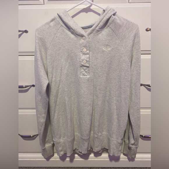 Nike Hooded 1/4 Button-up - Picture 1 of 5